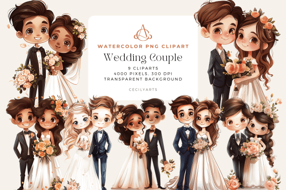 Charming Wedding Clipart: Creative Uses for Your Projects