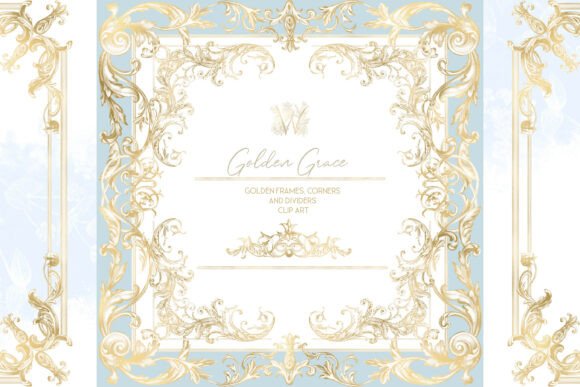 Elegant Ornamental Frames for Timeless Wedding Stationery