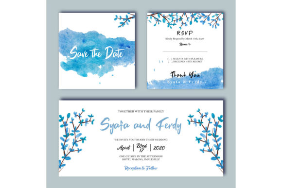 The Blue Wedding Invitation: A Designer's Guide to This Versatile Design